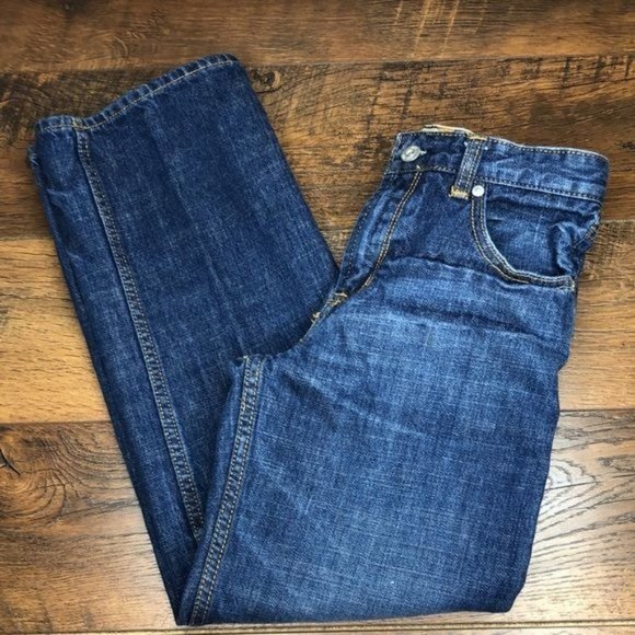 GAP Boy's‎ Loose Fit Jeans with Adjustable Waist - Size 10 Slim - Picture 1 of 8
